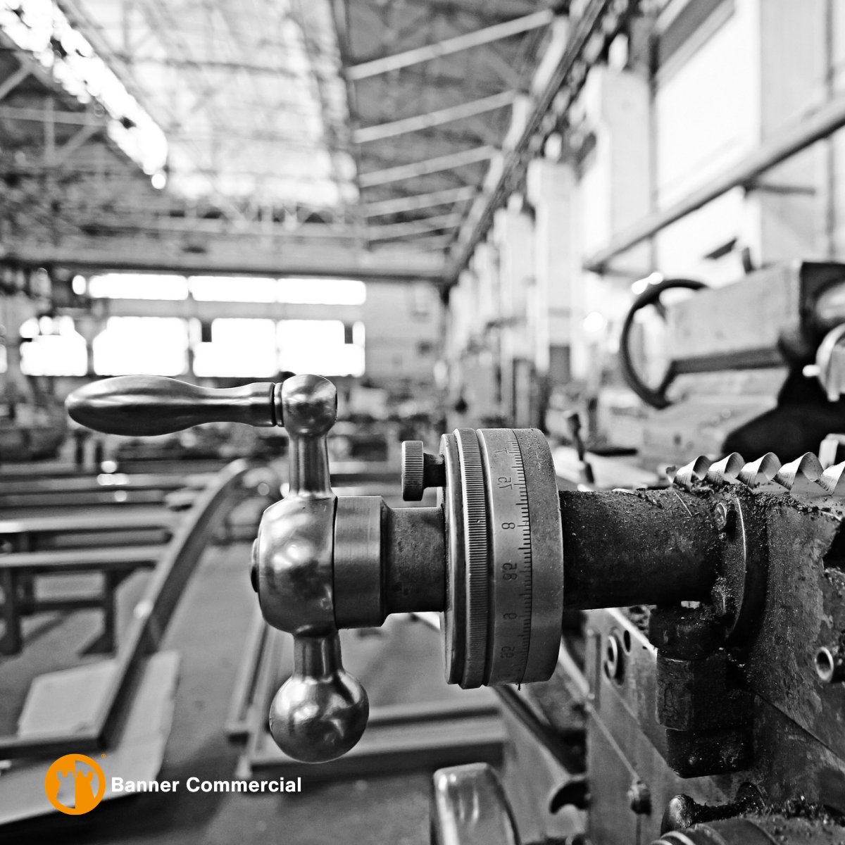 Precision ground aluminum bar used in the manufacturing of industrial equipment components in Indianapolis, Indiana.